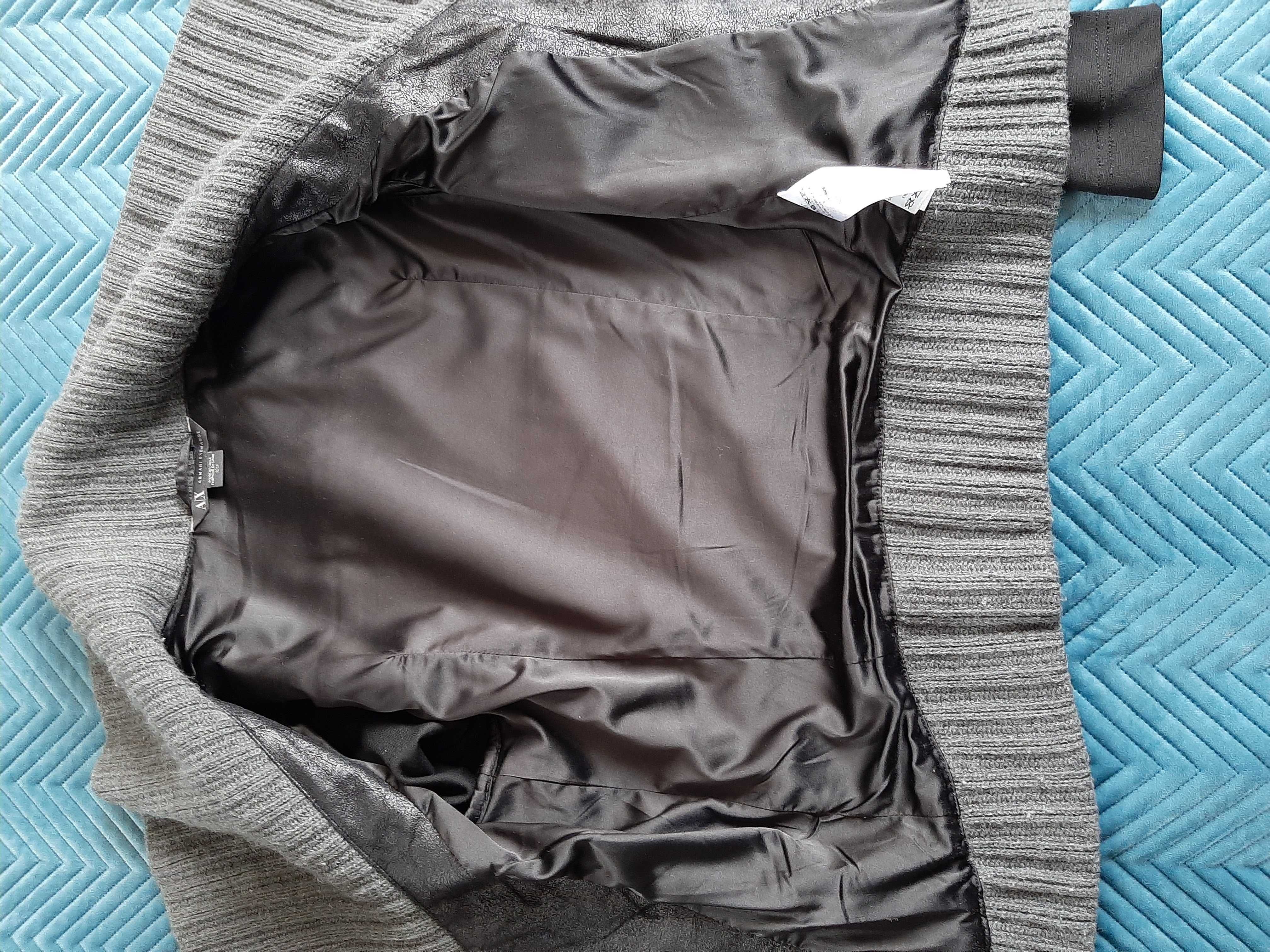 Kurtka Armani Exchange z łączonych materiałów, M