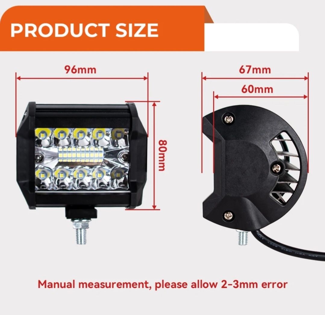 Foco led com suporte - 12v