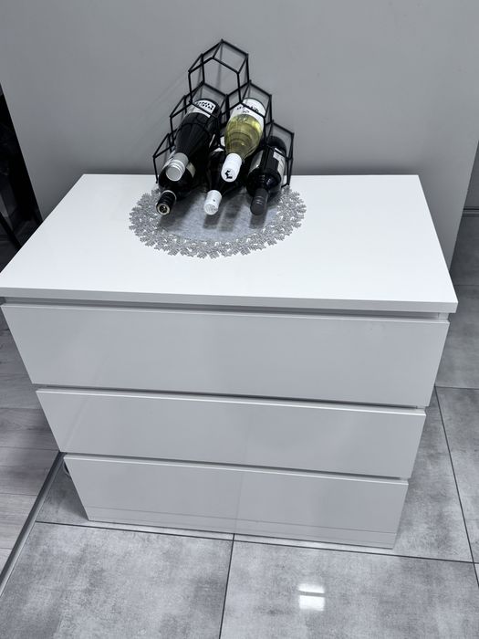 Komoda biały połysk