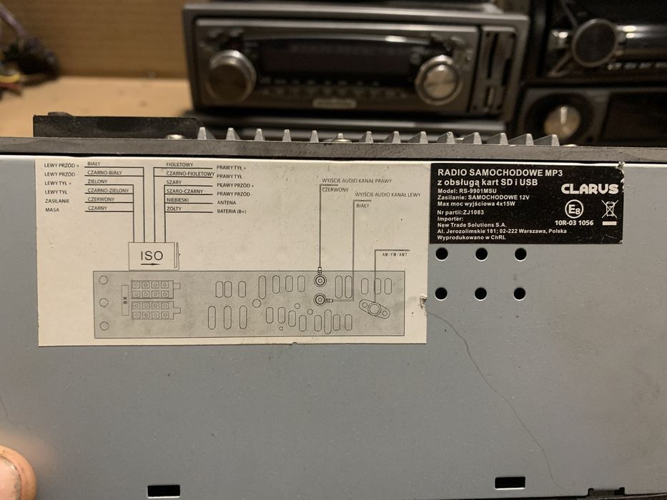 Магнітола автомагнітола Clarus