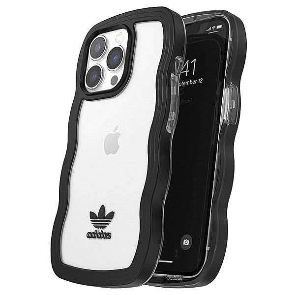 Etui Adidas OR Wavy Case na iPhone 13 Pro / iPhone 13 - czarno-przezro