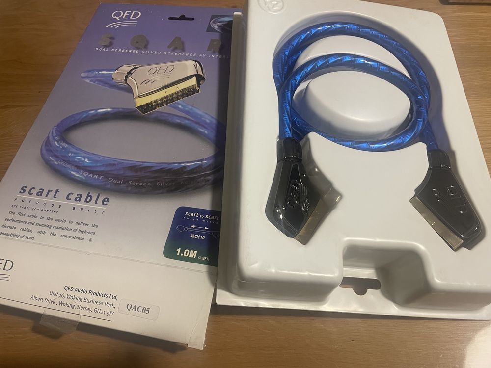 QED scart cable 1м