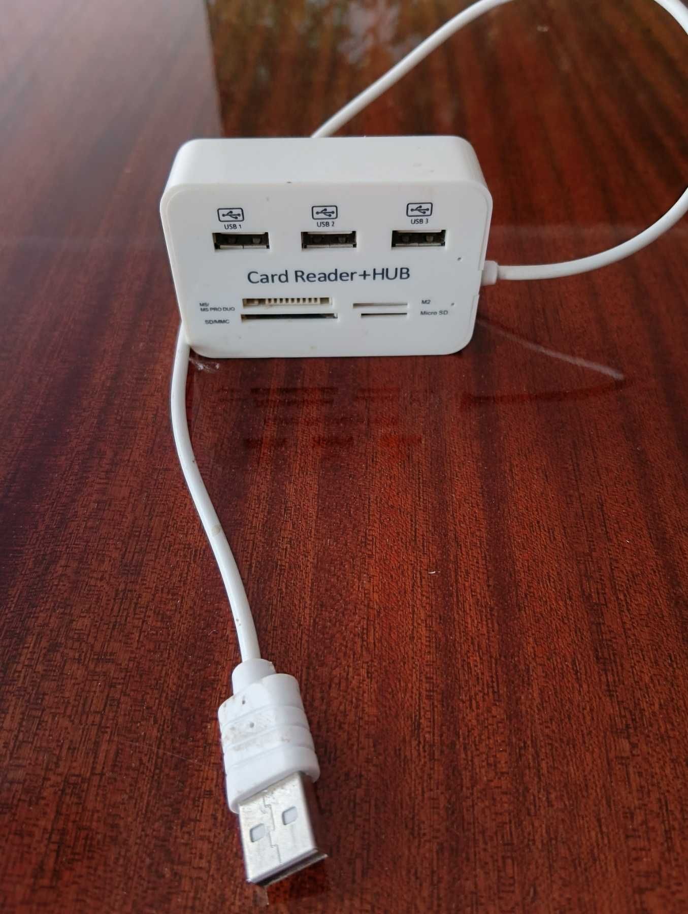 Картридер для читання карт-концентраторів HUB USB Combo 2.0