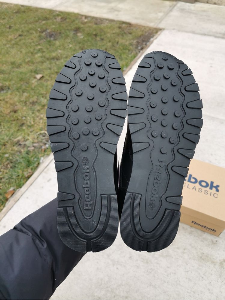 ОРИГІНАЛ Reebok Classic Leather Black 3912 кросівки оригінал