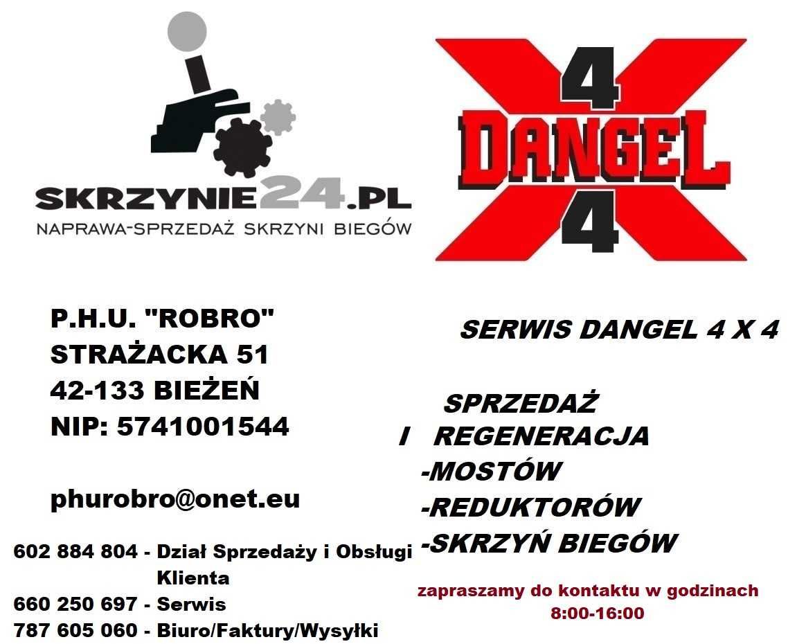 Serwis Naprawa Napędów Dangel 4 x 4