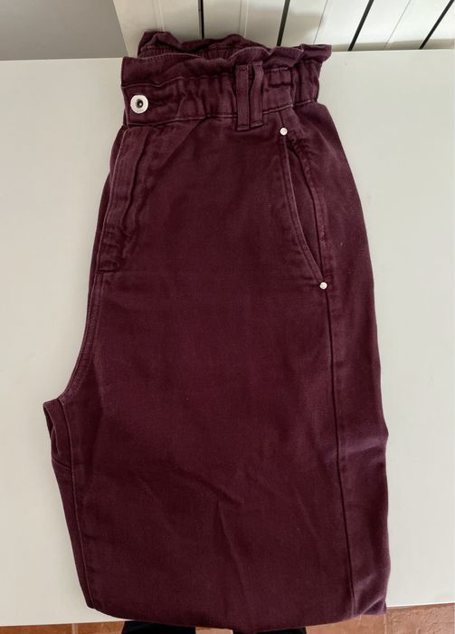 Lote 2 calças ganga Baggy Zara tamanho 40