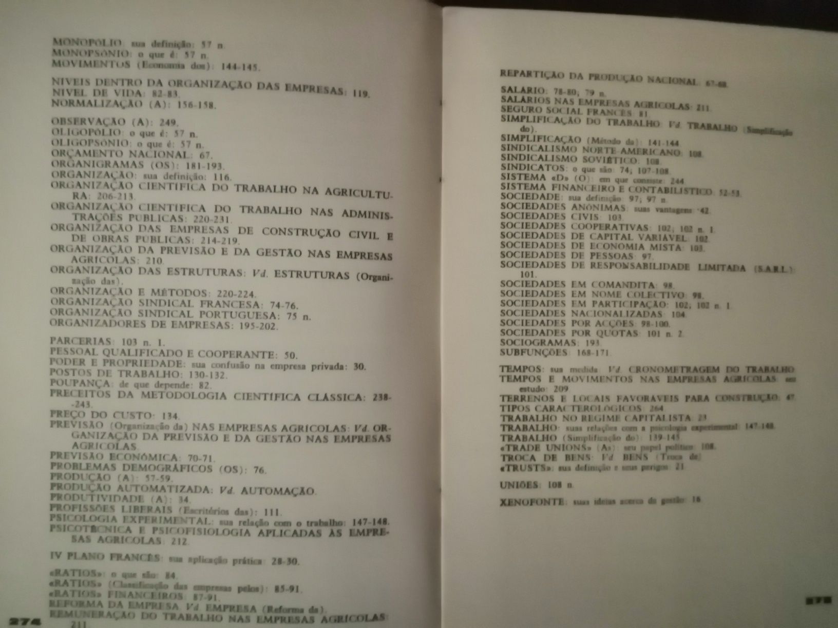 Organização Geral e Metedologia da Empresa.