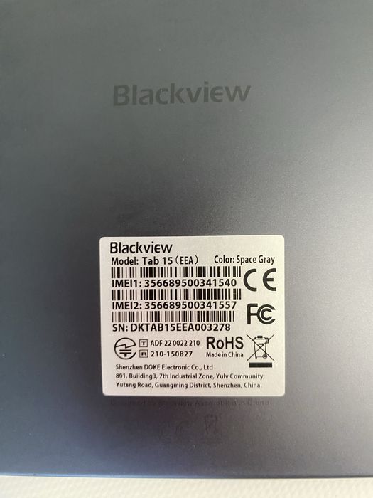 Планшет Blackview Tab 15 | 8+6ГБ RAM | 128ГБ | 2 SIM | Android 12