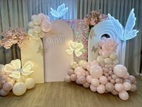 Ścianka balonowa na chrzest, komunie, urodziny, panieński, wesel