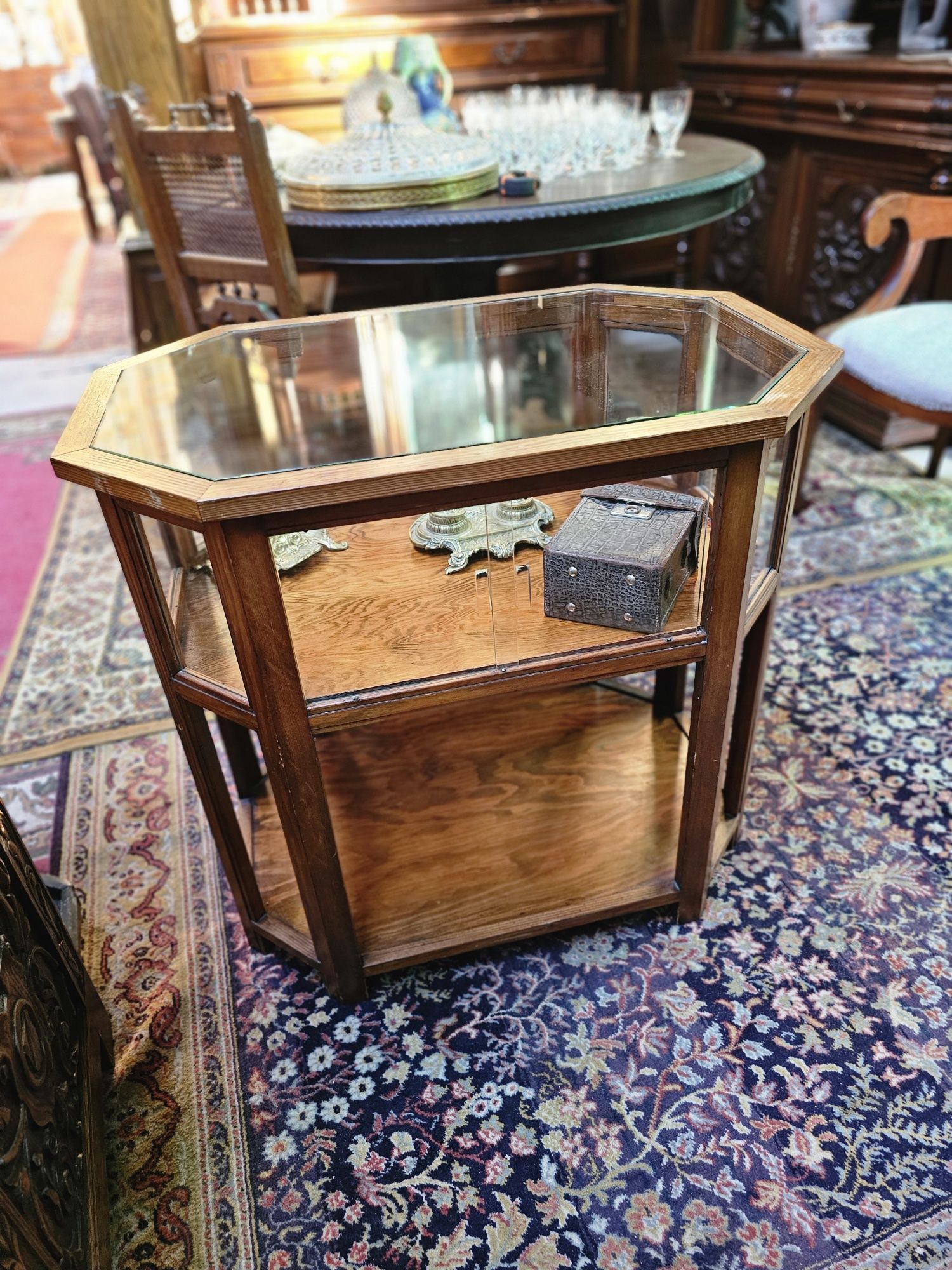 Ława gablotka stolik barek Art Deco #1618  Stylowy Węgrów