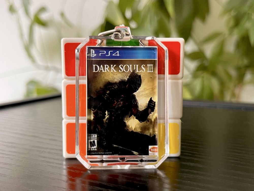 Brelok Dark Souls 3 - mini okładka gry PS4