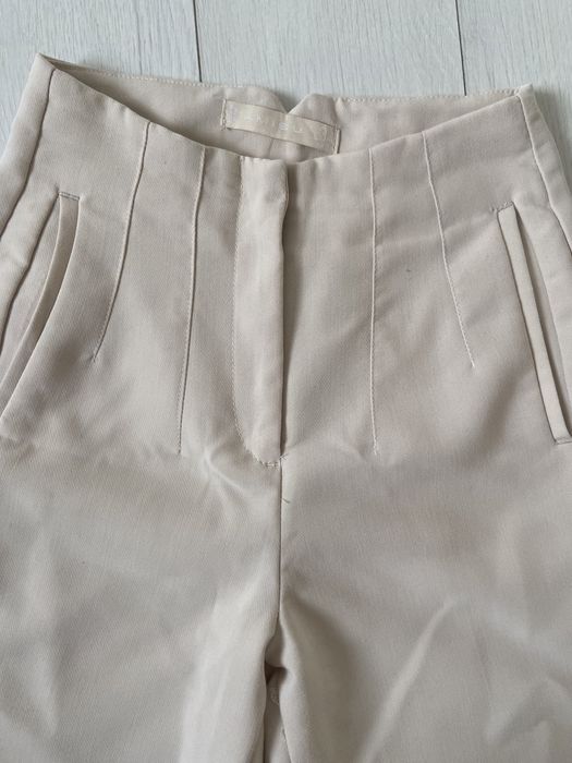 Прямі штани бежеві