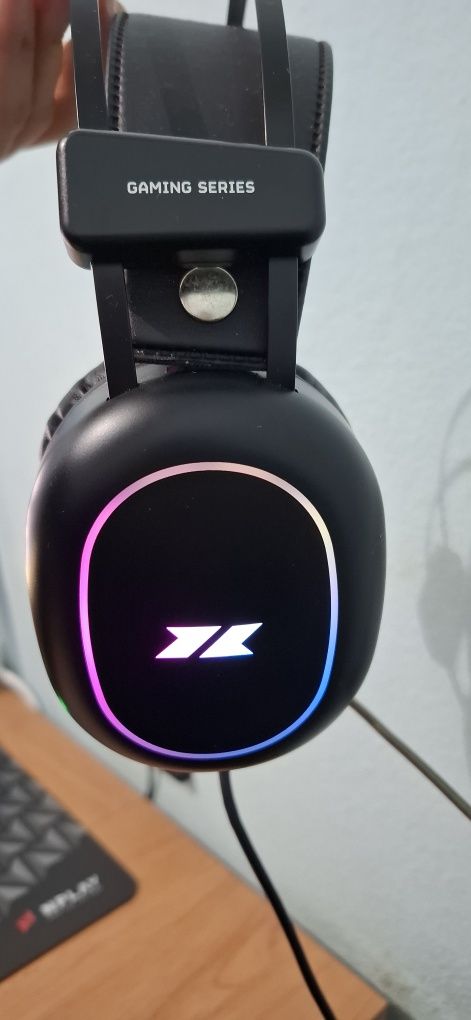 Auscultadores Gaming RGB Novos