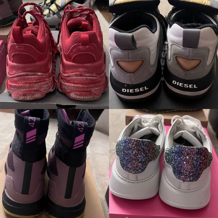 Кроссовки adidas baleciaga tripe S diesel cezare gaspari 39р-р, 6uk