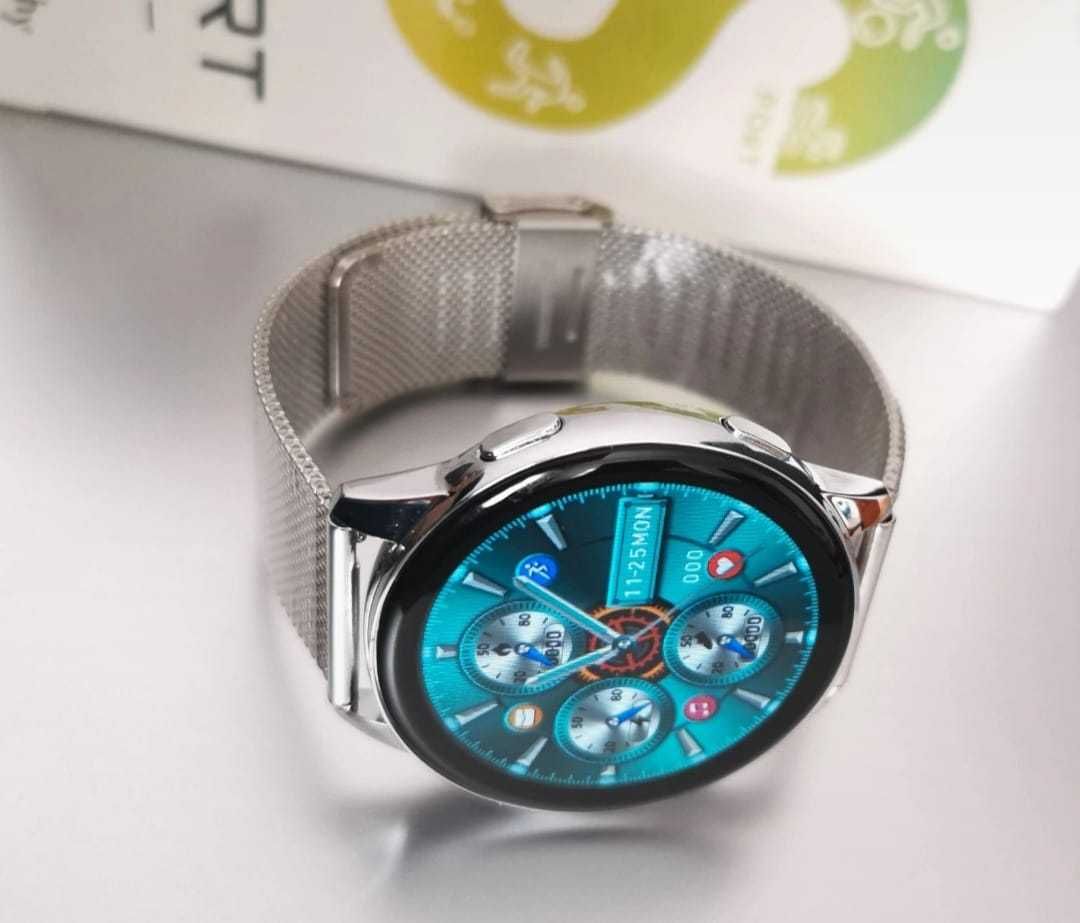Smartwatch nowy srebrny