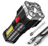 Lanterna led + luz COB