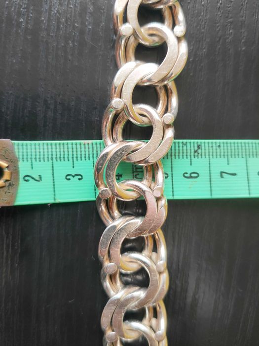 Męska Bransoleta Galibardi Srebro 925 70GRAM KOLOS OKAZJA!