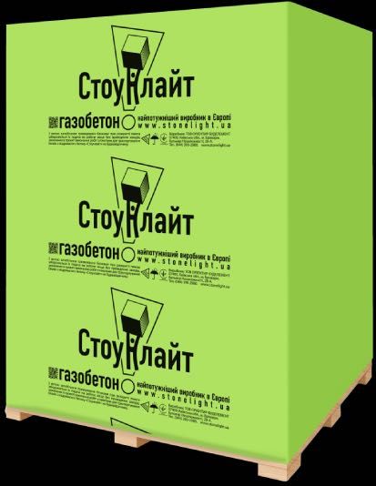 Газоблок Stonelight d-500