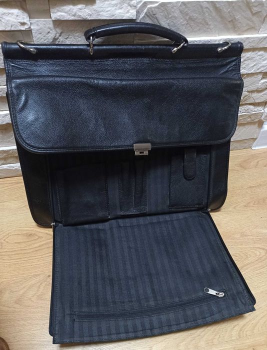 Teczka skórzana torba aktówka