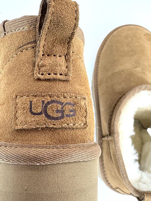 УГГИ из натуральной овчины и замши - 36 размер