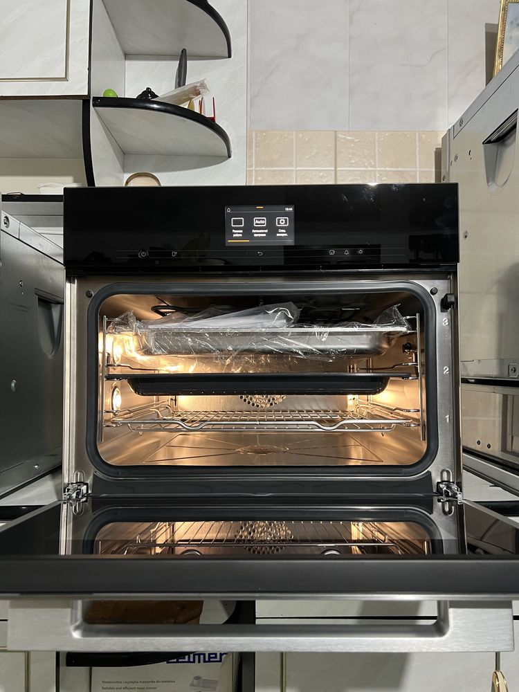 Пароконвектомат,духовка пароварка miele dgc 7640-55 hc pro-нова!
