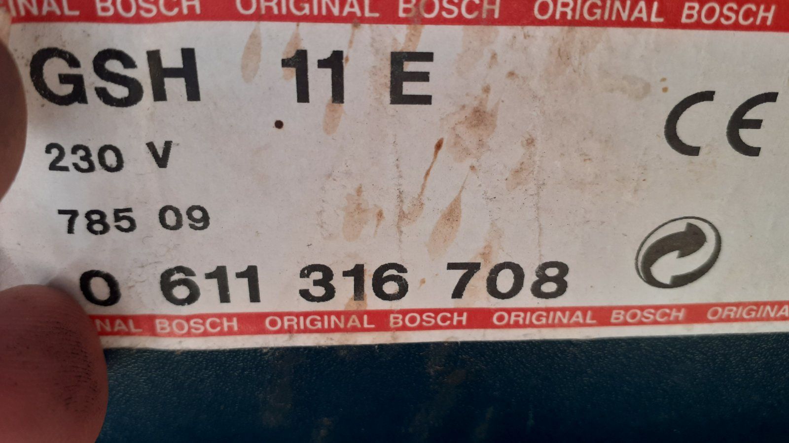 Отбойный молоток  Bosch GSH 11 E