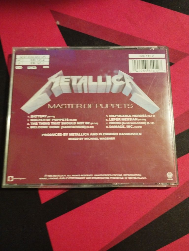 Metallica - Master of puppets CD