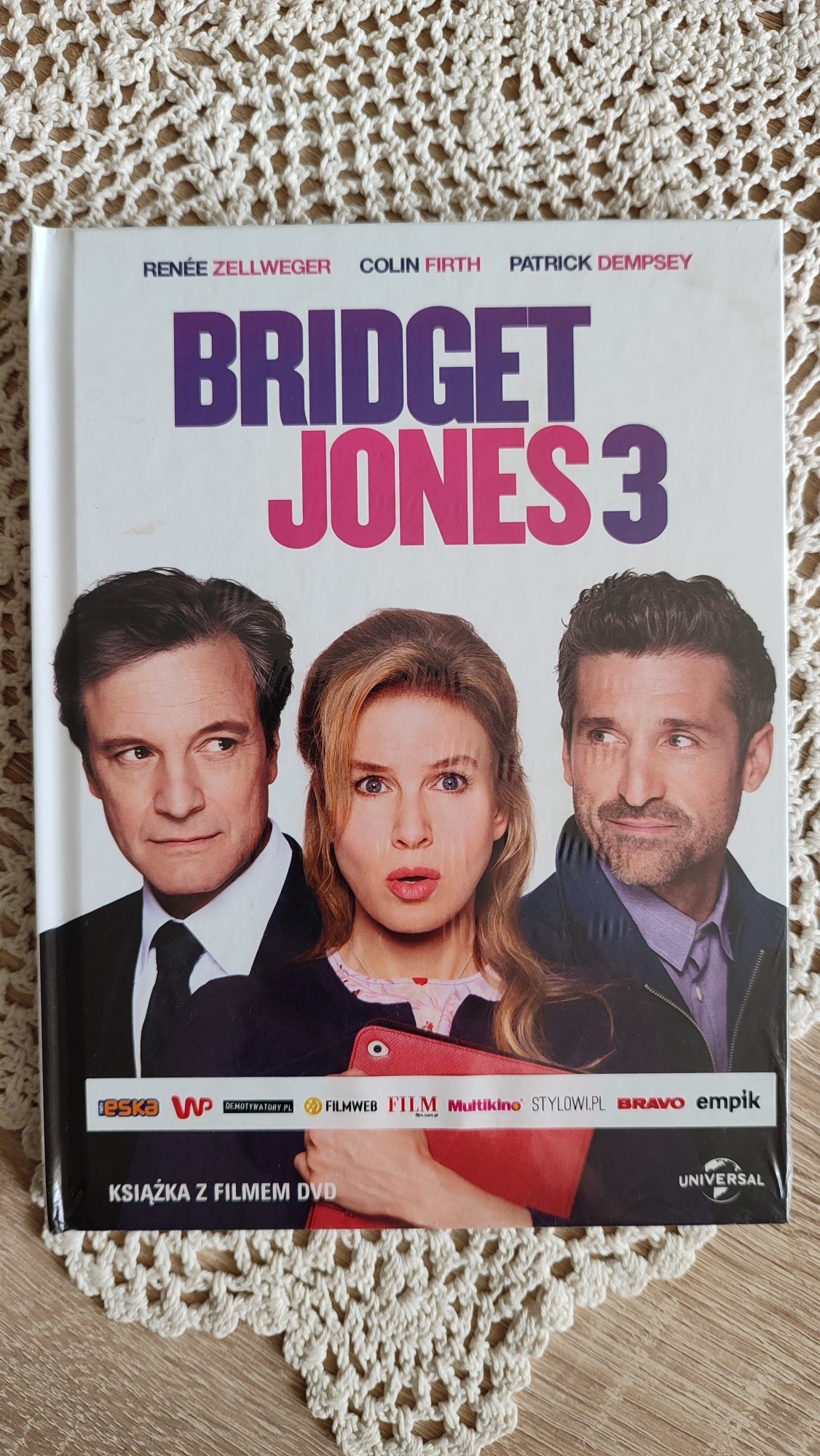 Bridget Jones 3 film DVD, nowy z folią