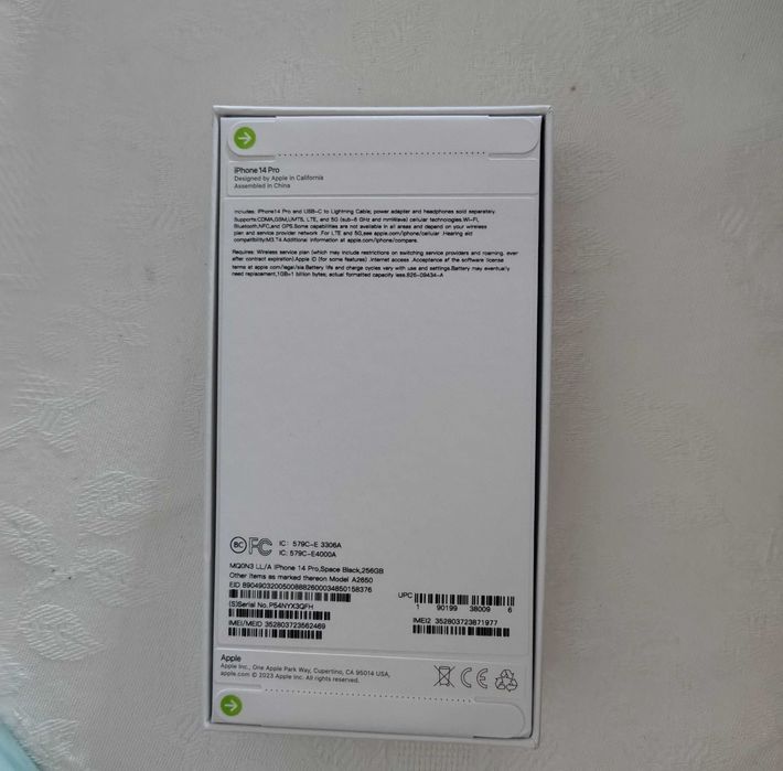 iPhone 14 Pro 256gb ainda selado +capa+película de câmera