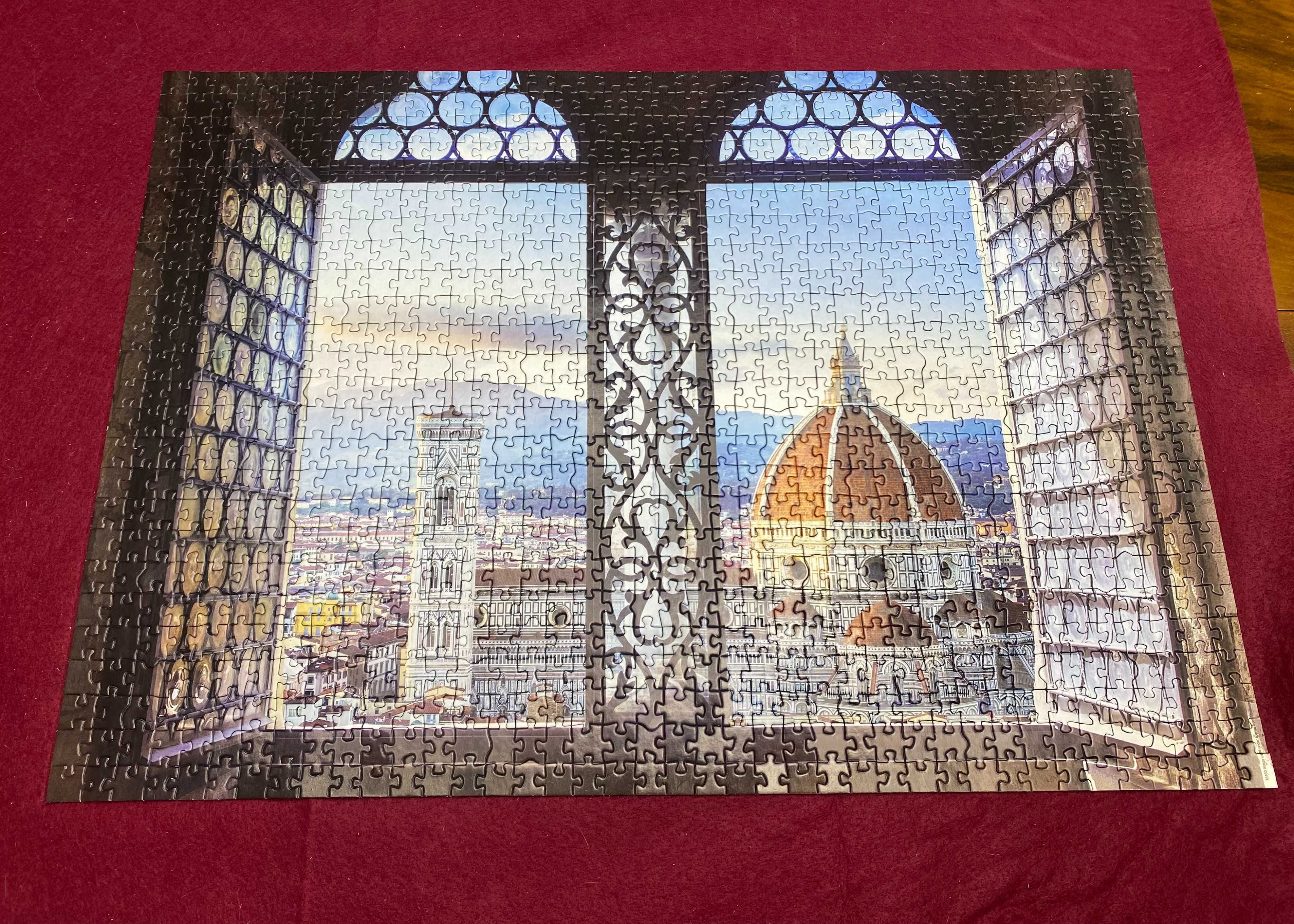 Puzzle Educa - 1000 Peças - Vistas de Florença - Como novo!