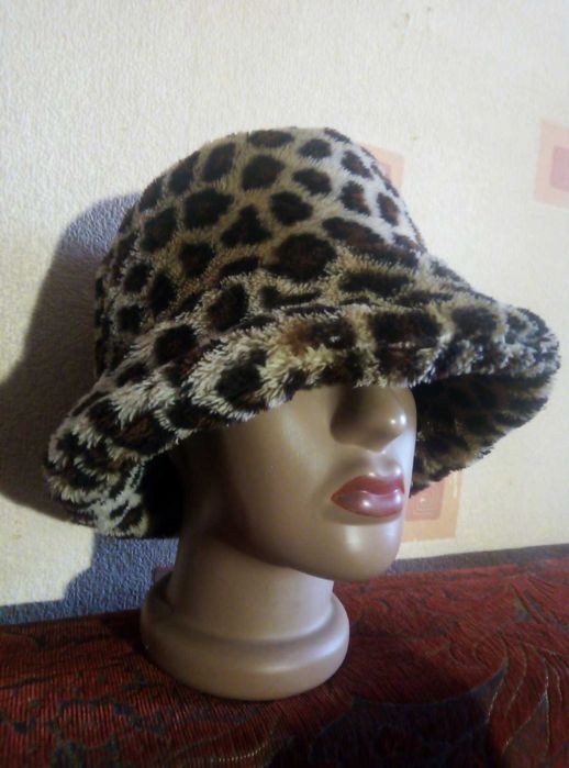 Меховая панама на утеплителе и шерстяной подкладке