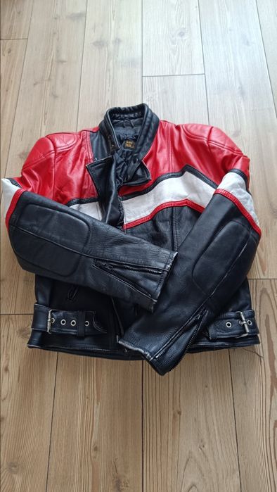 Casaco de couro para moto