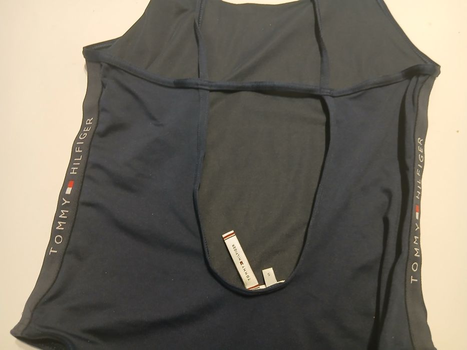 Strój jednoczęściowy Tommy Hilfiger 36 S granatowy