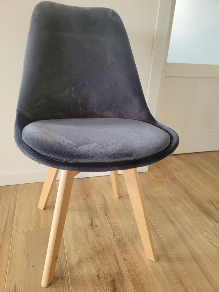 Krzesła styl skandynawski 6 sztuk