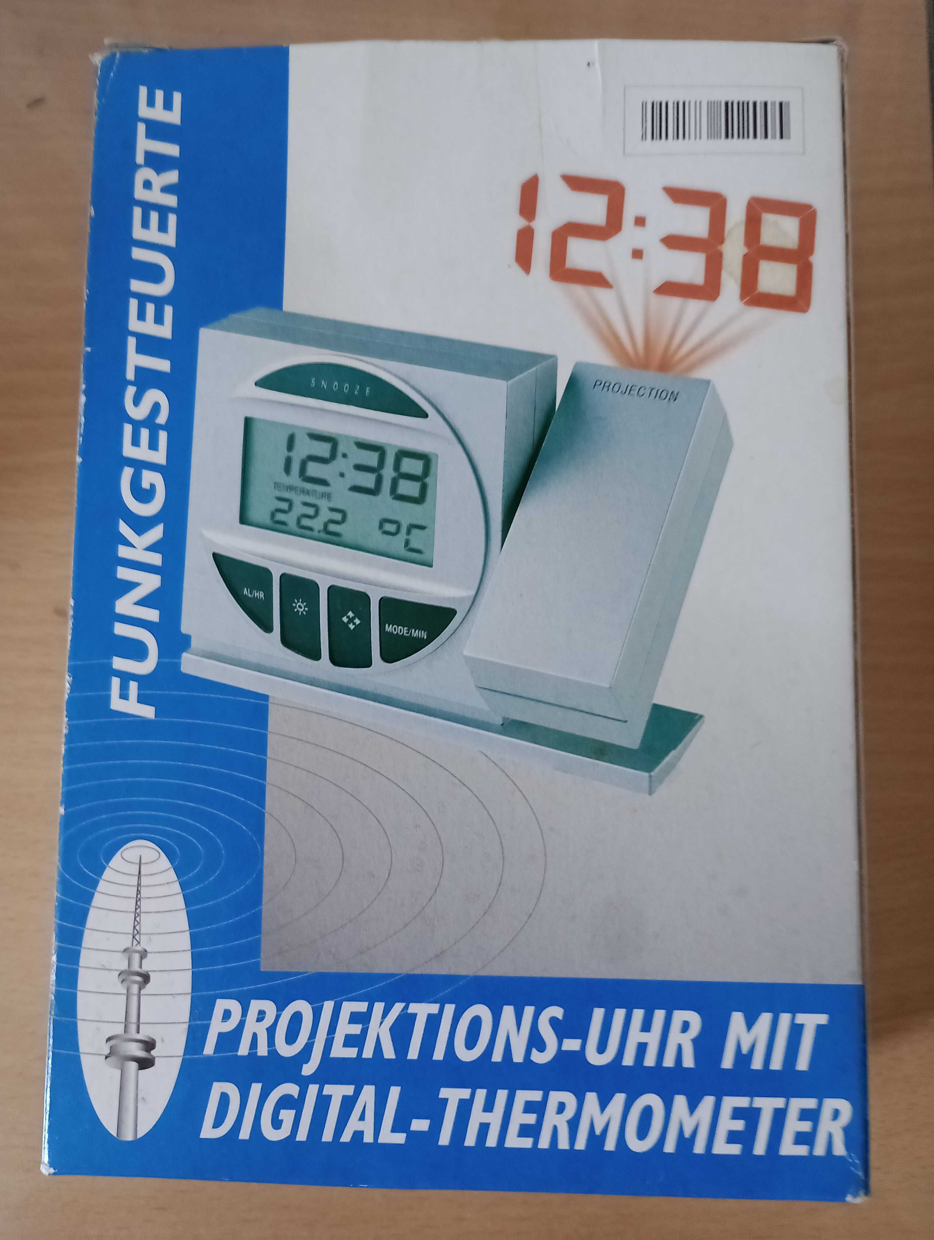 Проекционные часы DCF-77.