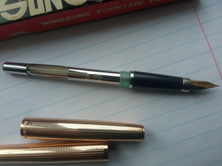 Колекційна ручка з позолотою Wing Sung 220