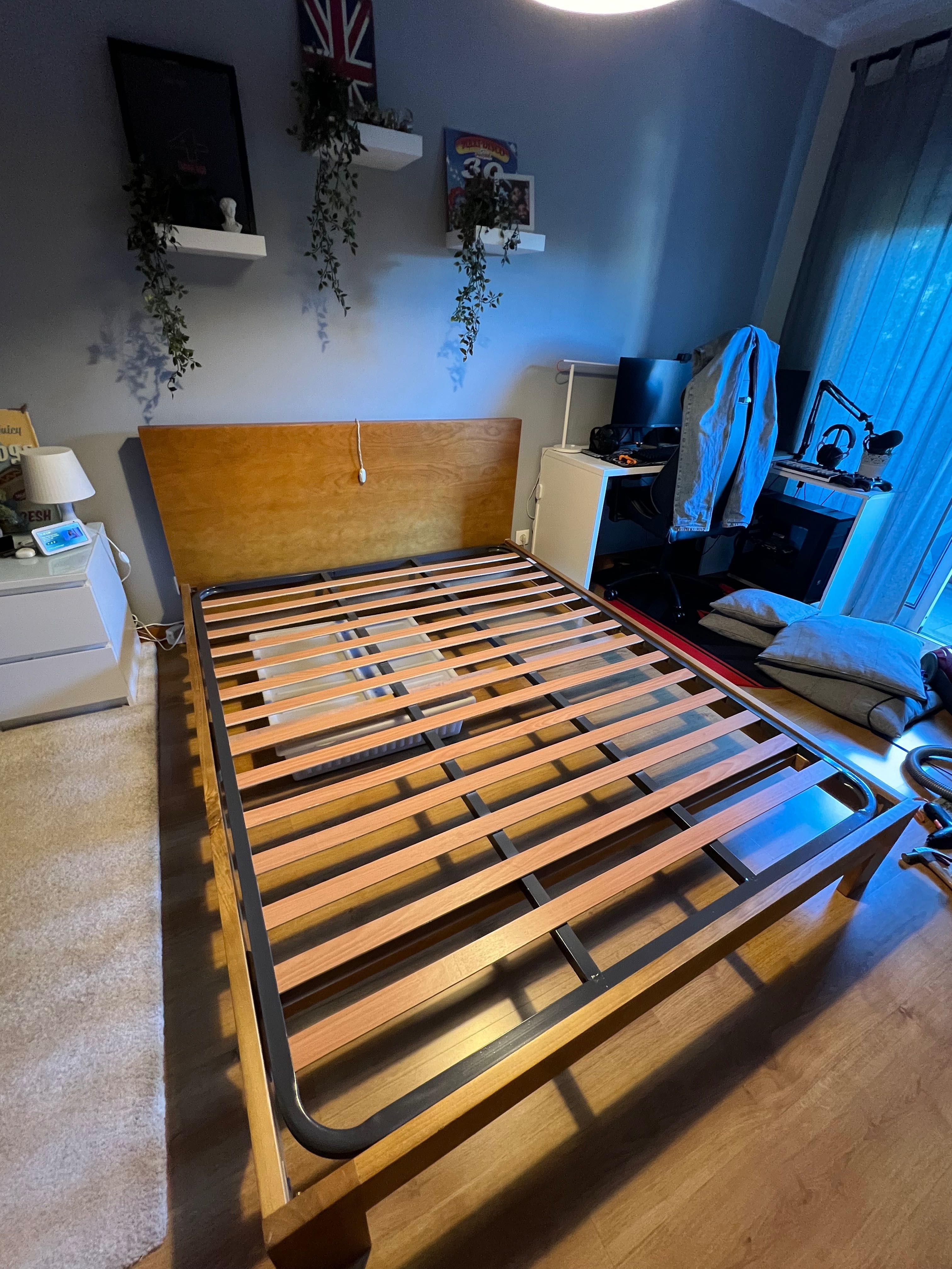 Cama de Casal Cerejeira c/estrado