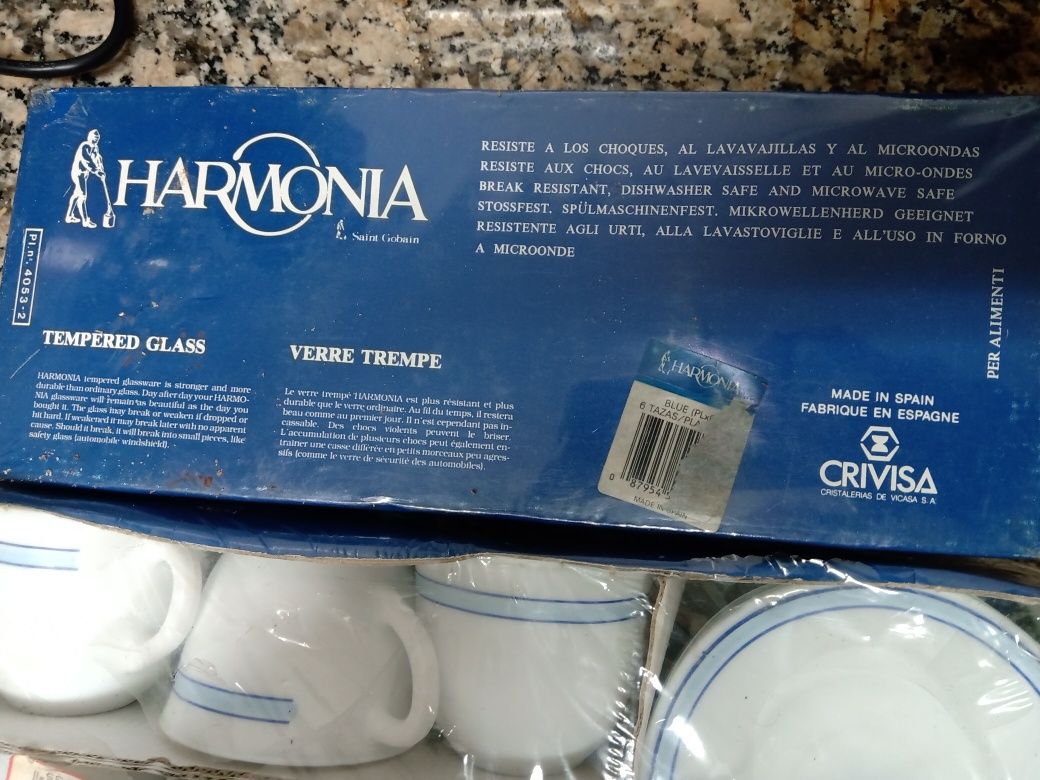 conjunto de chávenas de chá e de café