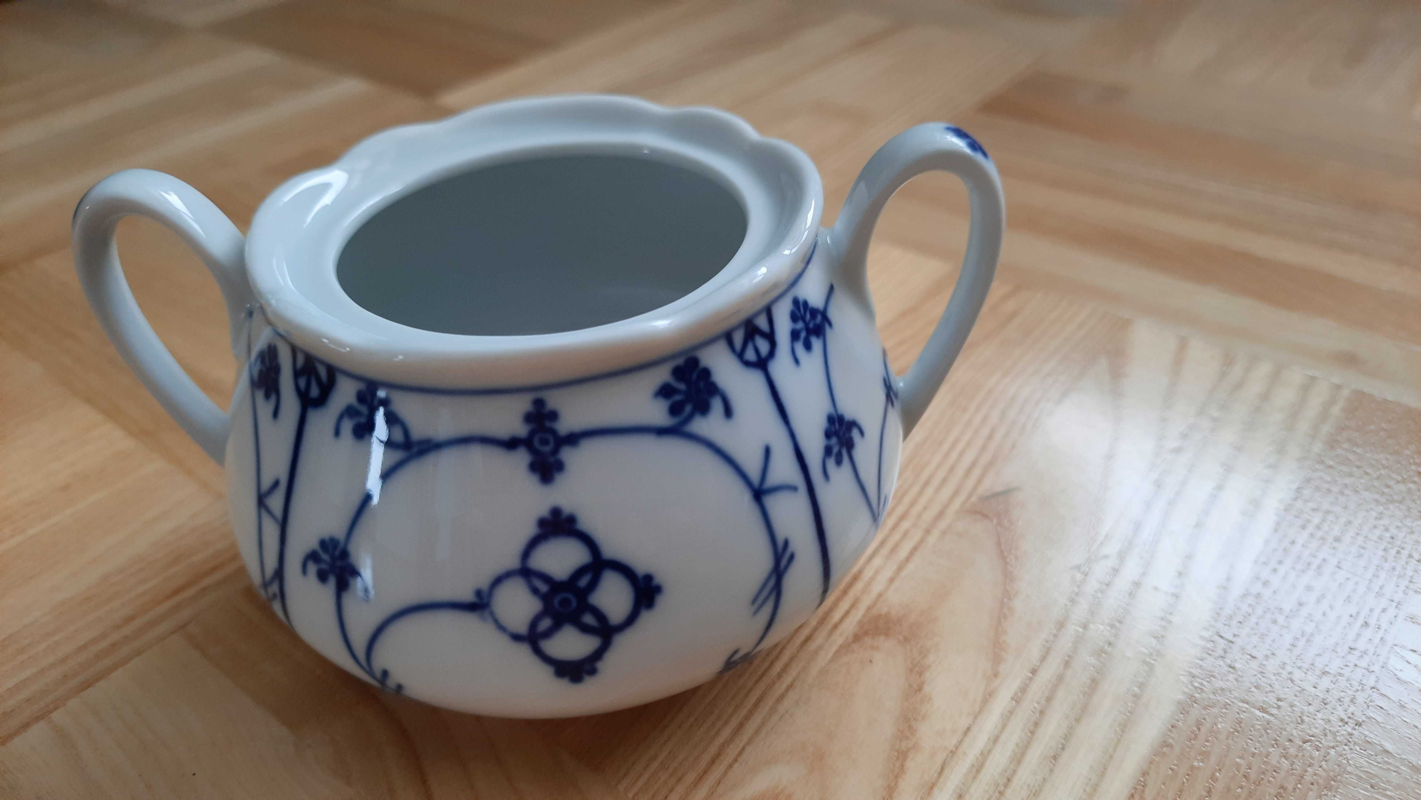 cukierniczka wzór słomkowy indisch blau