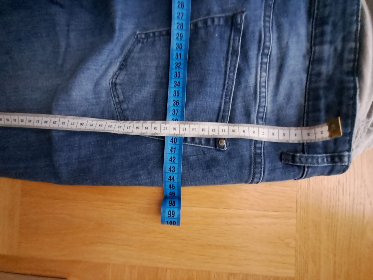 Dżinsy ciążowe/z panelem/high rib/super skinny fit/38/M/esmara