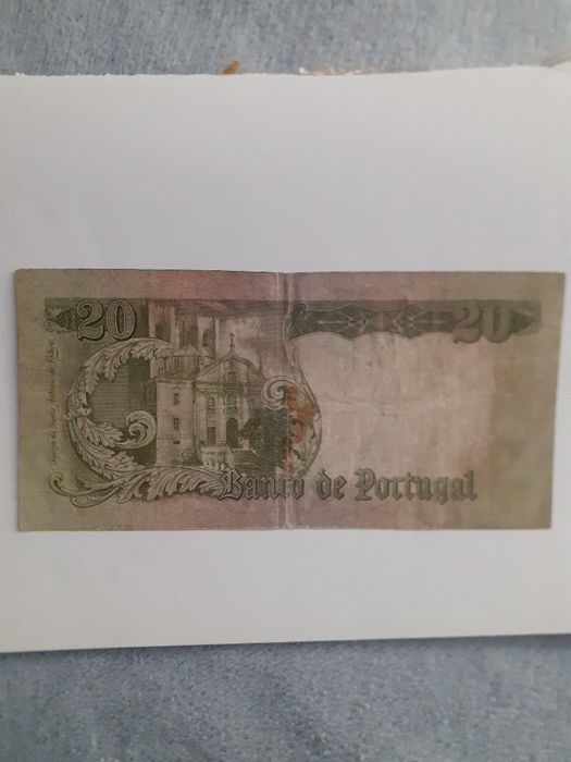 Nota capicua 20 escudos 1964 barata
