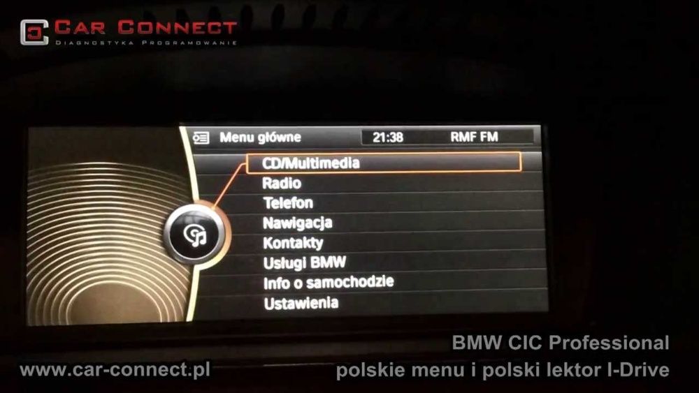 BMW Język polski menu Warszawa zmiana USA / EU