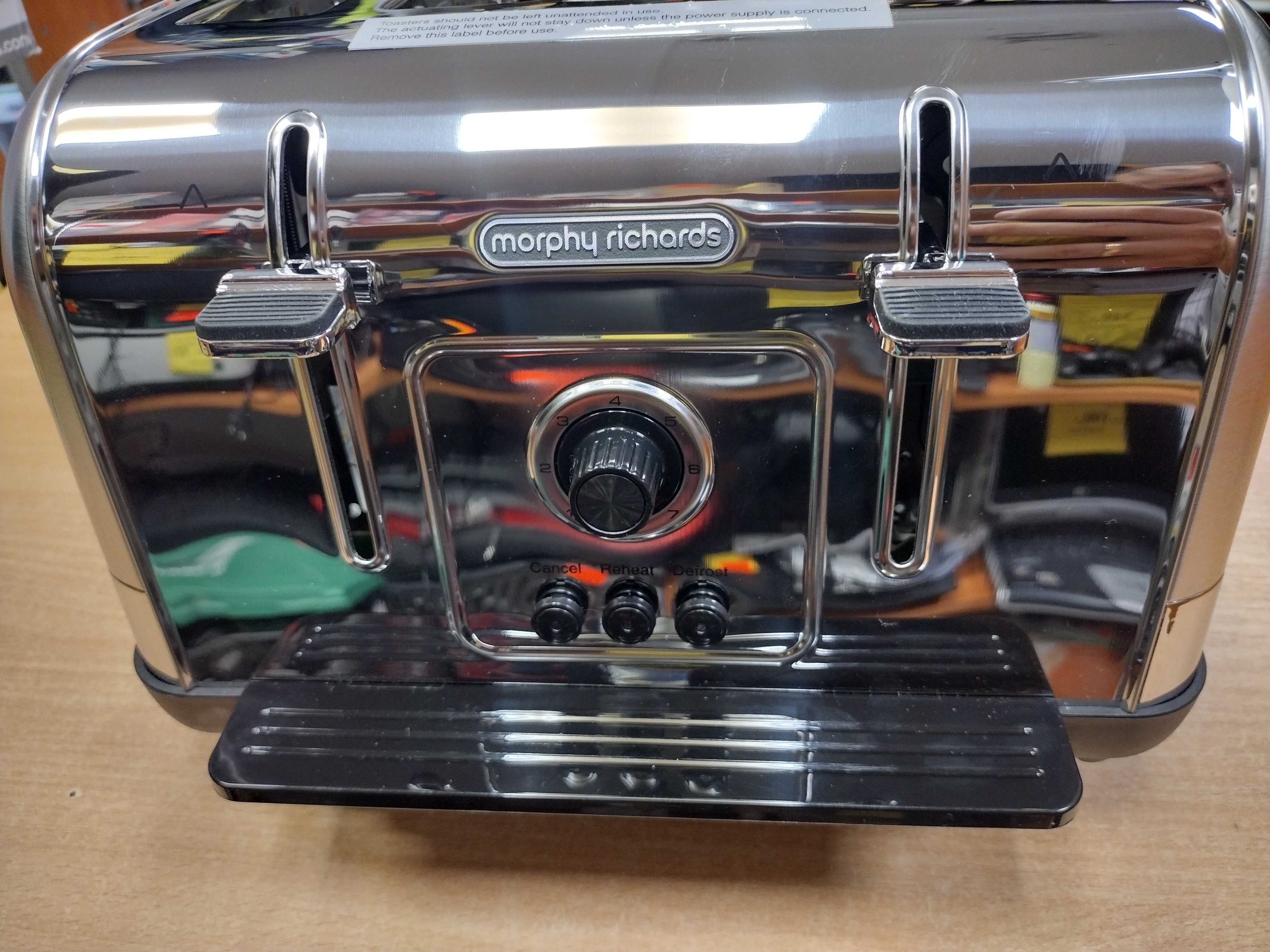 Toster Morphy Richards 240130 srebrny/szary 1800 W -Komis MADEJ Dębica
