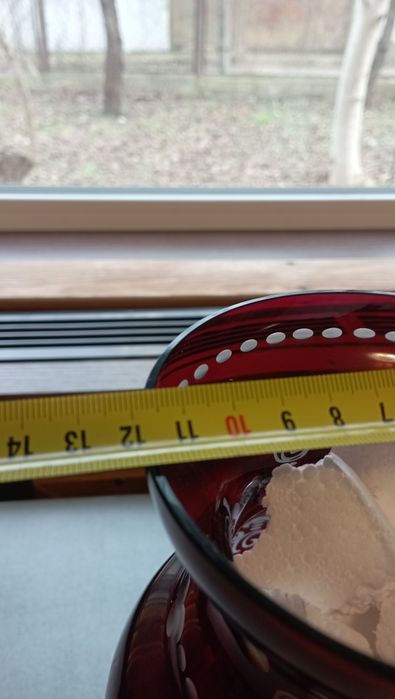 Ваза Італія Мурано Червона