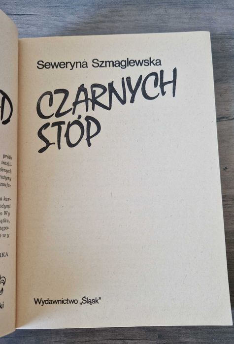 Nowy ślad Czarnych Stóp Seweryna Szmaglewska
