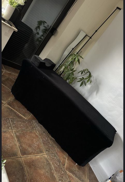 Czarne łóżko do masażu do rzęs łóżko kosmetyczne