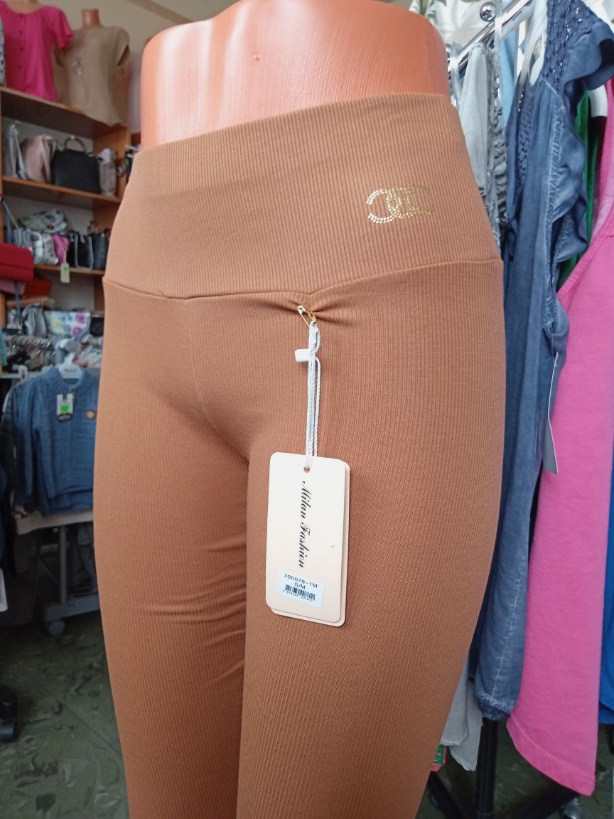 Legginsy prążek s/m