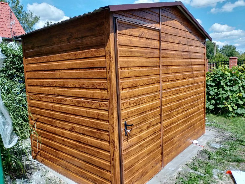 Domek Letniskowy Domek Na Narzędzie Hit z Wiatą profil o cynk