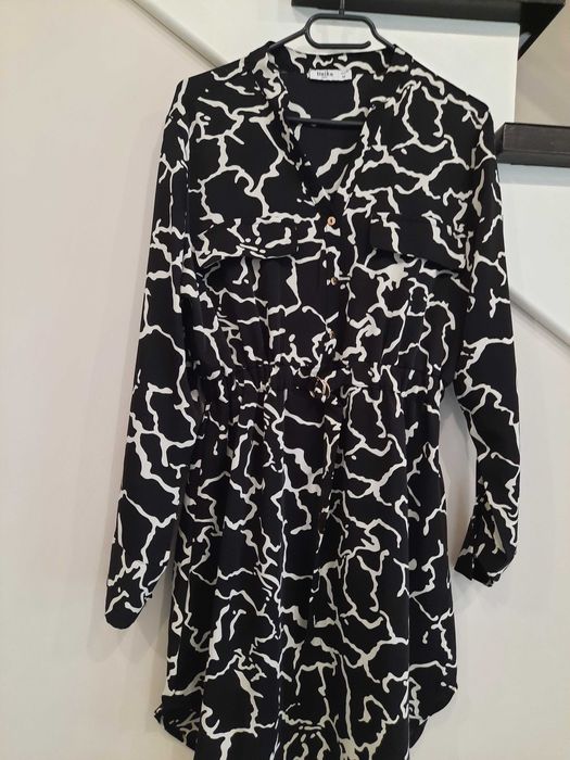 Wysokogatunkowa sukienka  szmizjerka Unika Paris butik CantyTM