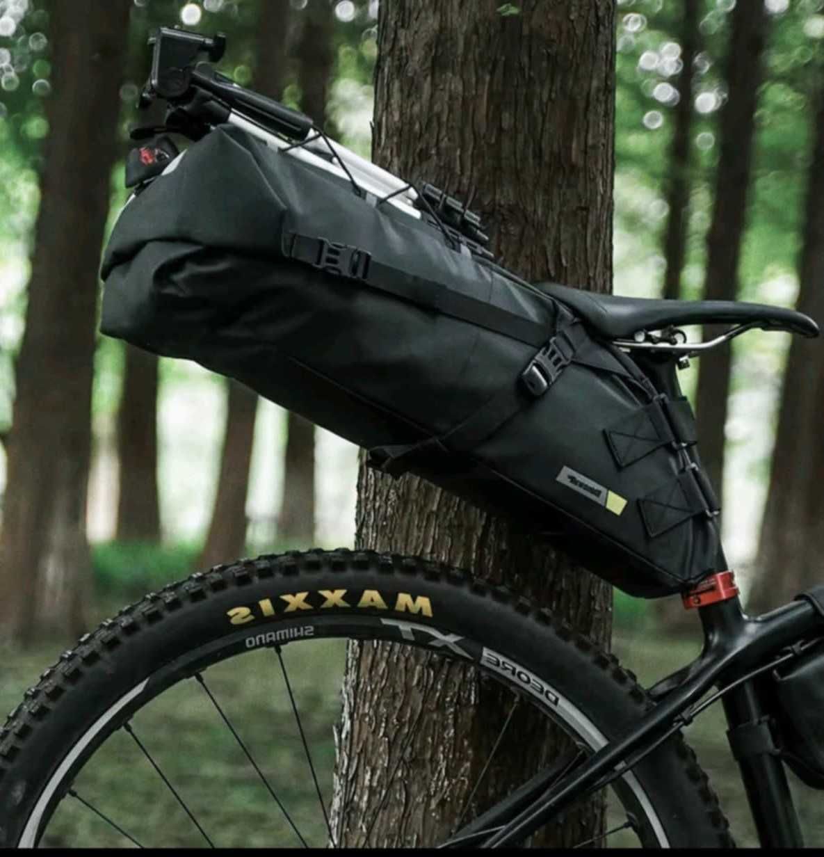 Alforge para bicicleta, á prova de água.